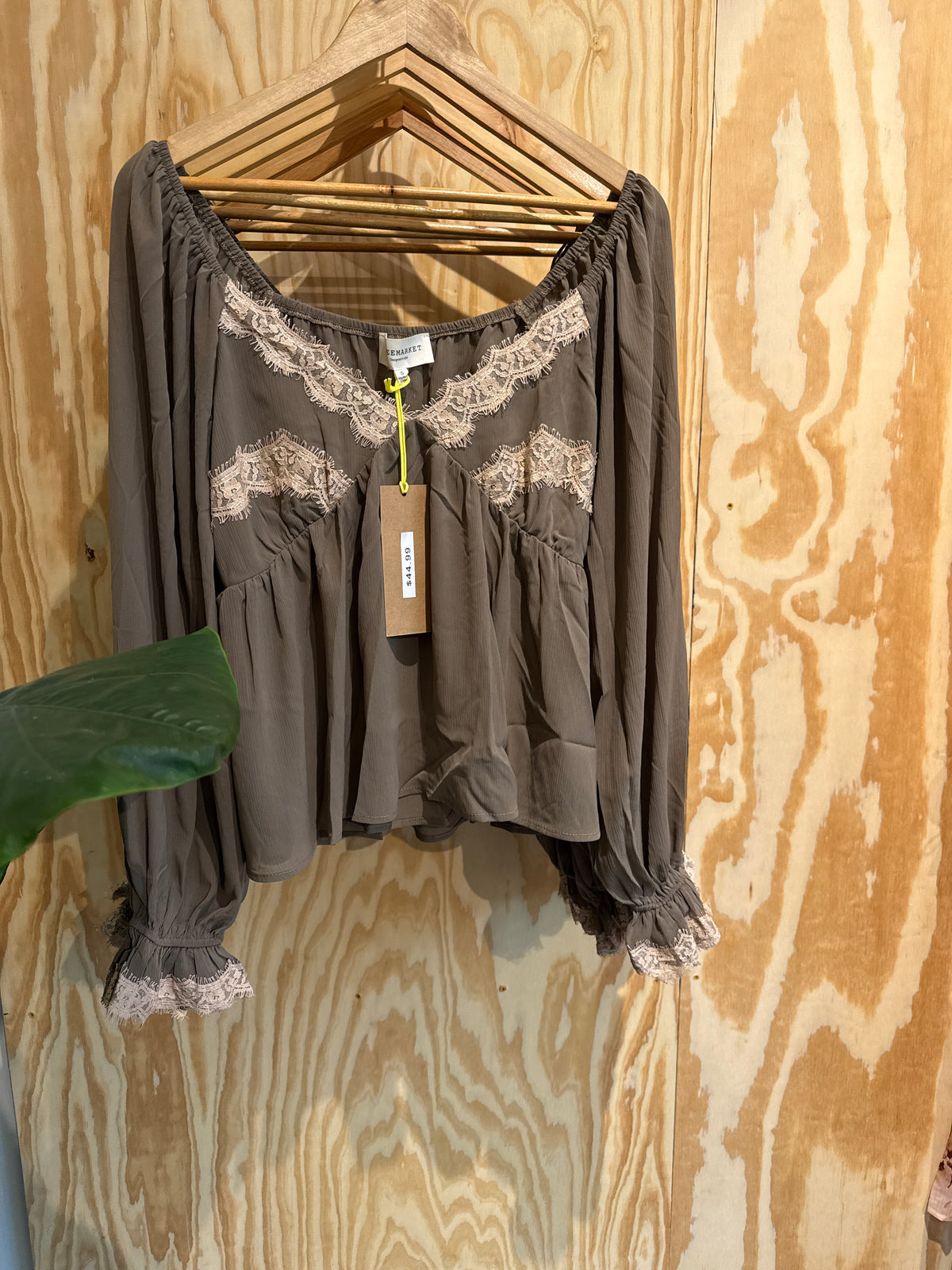 Whimsy top brown